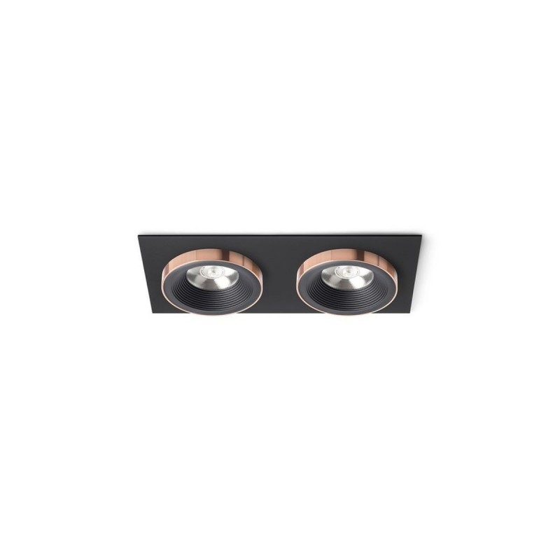 Encastrable Sharm 2x10W LED Noir Cuivre R13259 RENDL R13259
