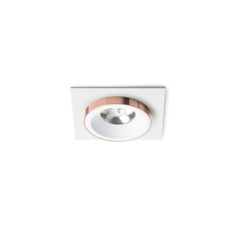 Encastrable Sharm 1x10W LED Blanc Cuivre RENDL R13250