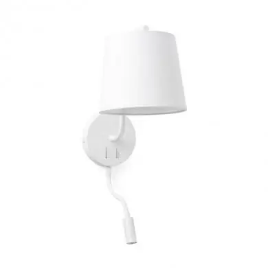 Applique Liseuse Berni blanc 20W FAR_29329 29329 Applique Liseuse Berni blanc 20W FARO 29329