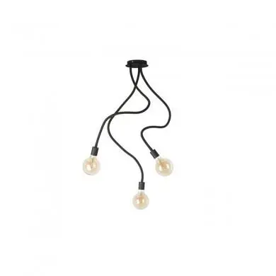 Suspension Loyd 3x28W E27 Noir REN_R12935 R12935 Suspension Loyd 3x28W E27 Noir RENDL R12935