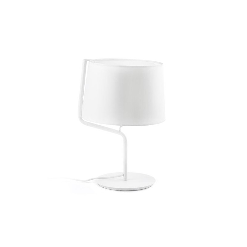 Lampe Berni Blanc 1 x E27 20W FARO 29332