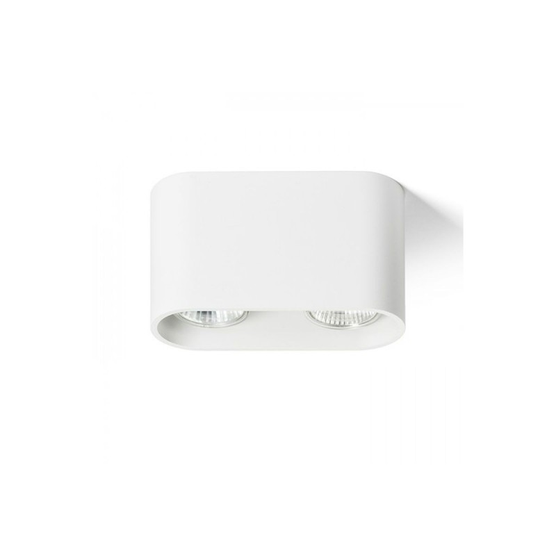 Plafonnier Mantova 2x35W GU10 Blanc RENDL R12732