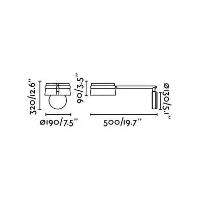 Applique Murale Bois Loop LED 6W FAR_29566 29566 Applique Murale Bois Loop LED 6W FARO 29566