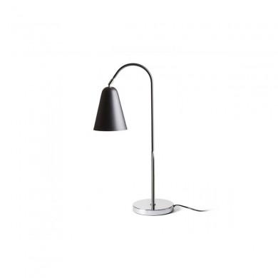 Lampe Garbo 1x28W E27 Noir Chromé RENDL R12675