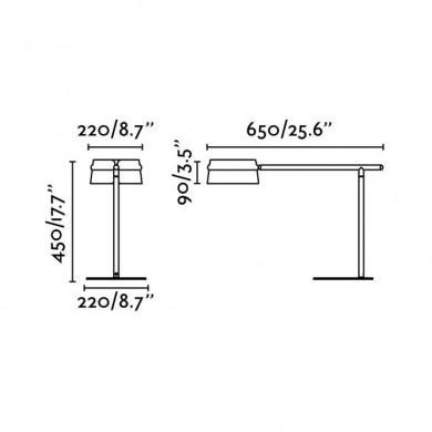 Lampe de Table Loop LED 6W 2700K 600lm IP20 FARO 29568