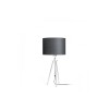 Lampe Gardette 1x42W E27 Noir Aluminium RENDL R12488