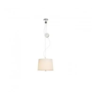 Suspension Levita 1x42W E27 Blanc Chromé RENDL R12477