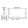 Suspension Levita Or 2x6W LED FARO 29691