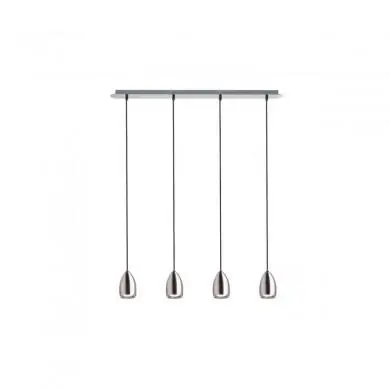 Suspension Babades 4x35W GU10 Nickel RENDL R12084
