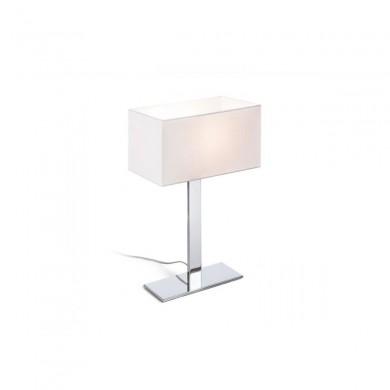 Lampe Plaza 1x42W E27 Blanc Chromé H35 RENDL R11983