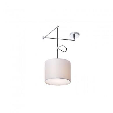 Suspension Broadway 1x42W E27 Blanc Chromé H120 RENDL R11978