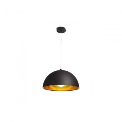 Suspension Carissima 1x42W E27 Noir Or RENDL R11766