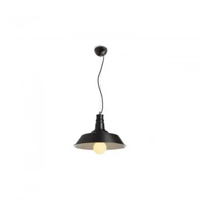 Suspension Goldie 1x42W E27 Blanc Noir H26 RENDL R11688