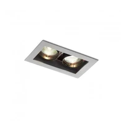 Encastrable Mone 2x50W GU53 Argenté RENDL R10217
