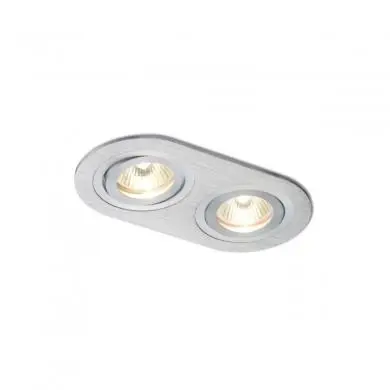 Encastrable Bizz 2x50W GU53 Aluminium RENDL R10189