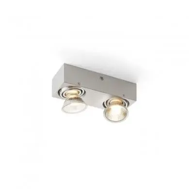 Plafonnier Marvel 2x50W GU10 Aluminium H6 RENDL R10167