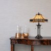 Lampe Tiffany Indus Bronze 2x60W E27 QUOIZEL QZ-INDUS-TL