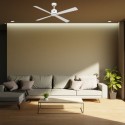 Ventilateur de Plafond Eco Neo III 132cm Blanc Gris WiFi