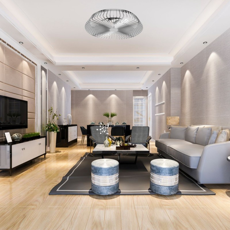 Ventilateur Plafond sans pale apparente Himalaya 63cm MAN_7122 7122 Ventilateur Plafond sans pale apparente Himalaya 63cm MANTRA 7122