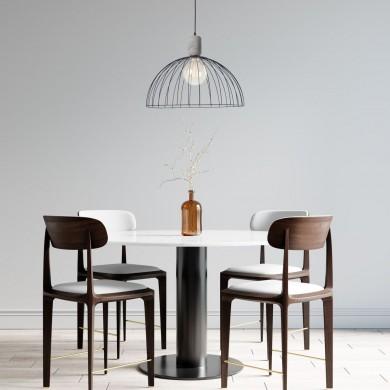 Suspension Contrast 60W Ciment Noir H1935 LD_00-6414-DC-05 00-6414-DC-05 Suspension Contrast 60W Ciment Noir H1935 LEDS C4 00-6414-DC-05