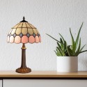 Lampe Style Tiffany Pink 1x60W E27 281600P