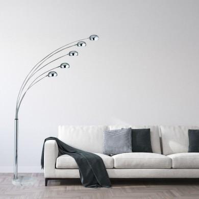 Lampadaire Arc Bubbles 5x40W E14 Chrome SC_EU3085-5CC EU3085-5CC Lampadaire Arc Bubbles 5x40W E14 Chrome SEARCHLIGHT EU3085-5CC