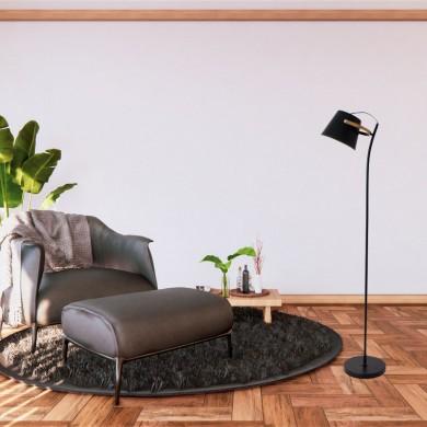 Lampadaire Esperto 1x25W E27 Or Noir HOLLANDER 168 1102
