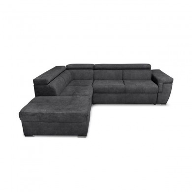 Canapé d'angle Ivy Gris Foncé Gauche SA_IVYTGRFG IVYTGRFG Canapé d'angle Ivy Gris Foncé Gauche IVYTGRFG