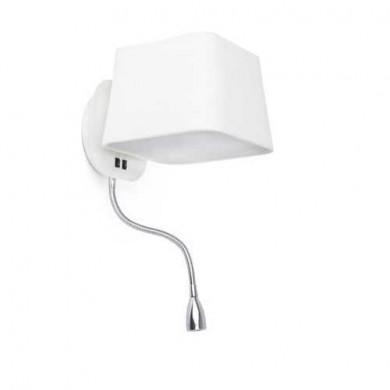 Applique Liseuse blanche 60W SWEET FARO 29950