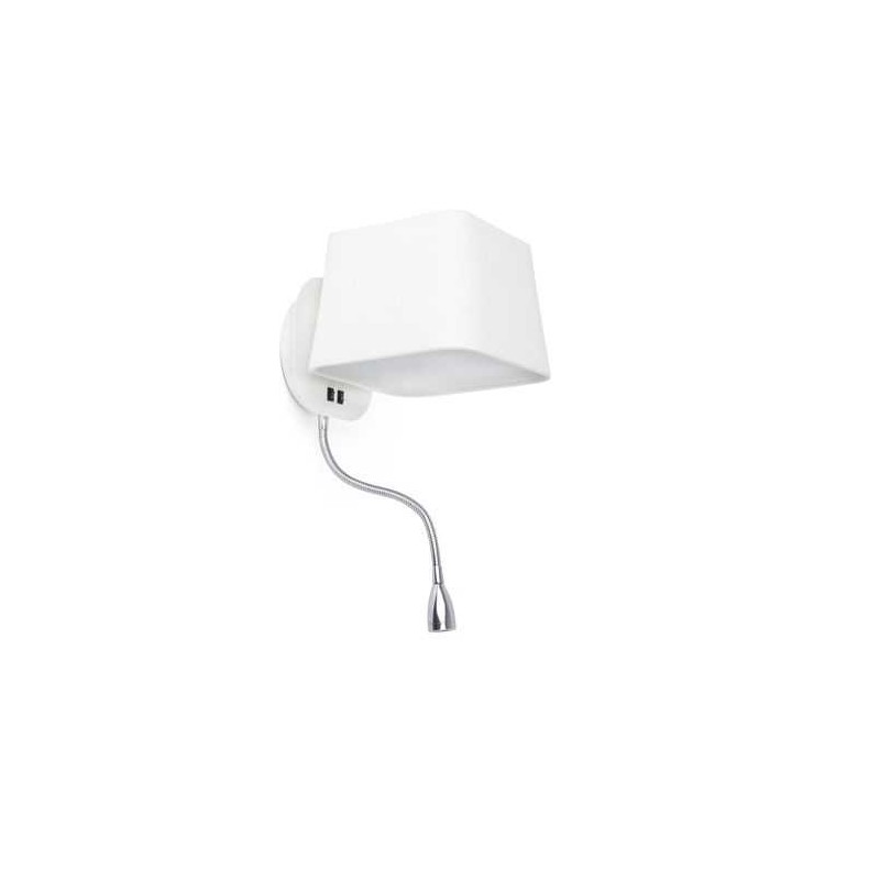 Applique Liseuse blanche 60W SWEET FARO 29950