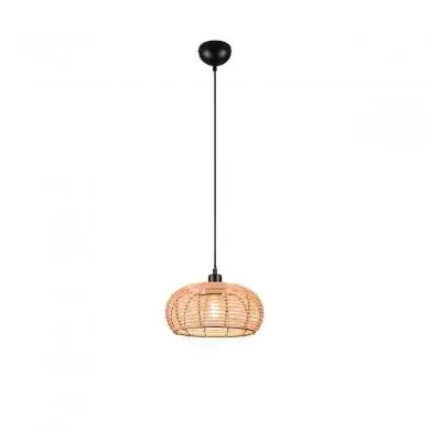 Suspension Inga 1x40W E27 Finition Naturelle TRIO LIGHTING 312200136