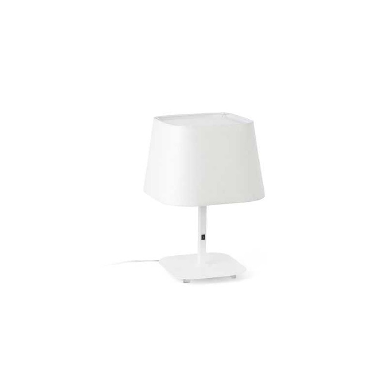 Lampe de table blanche E27 60W SWEET FARO 29954