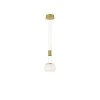 Suspension Madison 1x8W SMD LED Laiton Mat TRIO LIGHTING 342010108