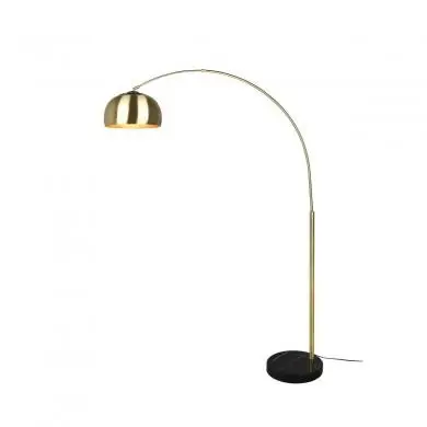 Lampadaire Arc Argentina 1x60W E27 Laiton Mat TRI_411700108 411700108 Lampadaire Arc Argentina 1x60W E27 Laiton Mat TRIO LIGHTING 411700108