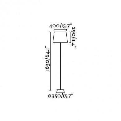 Lampe à poser Sweet Blanc E27 20W FAR_29958 29958 Lampe à poser Sweet Blanc E27 20W FARO 29958