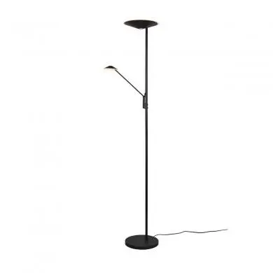 Lampadaire Liseuse Brantford 1x30W 1x6W SMD LED Noir Mat TRI_425610232 425610232 Lampadaire Liseuse Brantford 1x30W 1x6W SMD LED Noir Mat TRIO LIGHTING 425610232