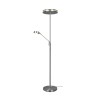 Lampadaire Liseuse Franklin 1x35W 1x6W SMD LED Nickel Mat TRIO LIGHTING 426510207