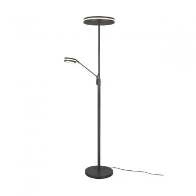 Lampadaire Liseuse Franklin 1x35W 1x6W SMD LED Anthracite TRI_426510242 426510242 Lampadaire Liseuse Franklin 1x35W 1x6W SMD LED Anthracite TRIO LIGHTING 426510242