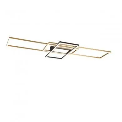 Plafonnier Irvine 1x60W SMD LED Laiton Mat TRIO LIGHTING 620010408