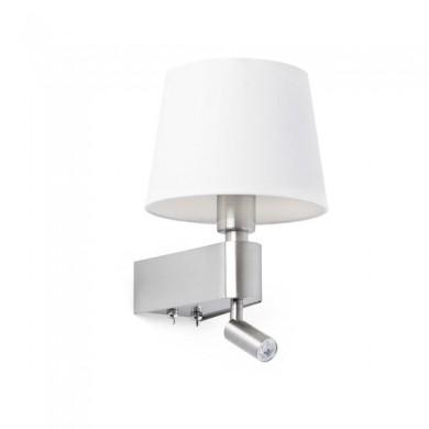 Applique Liseuse 1x20W + 3W Chromé Blanc FARO 29976