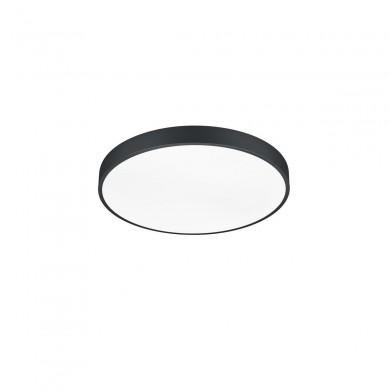 Plafonnier Waco 1x52W SMD LED Noir Mat TRIO LIGHTING 627415032