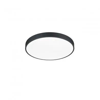 Plafonnier Waco 1x52W SMD LED Noir Mat TRIO LIGHTING 627415032