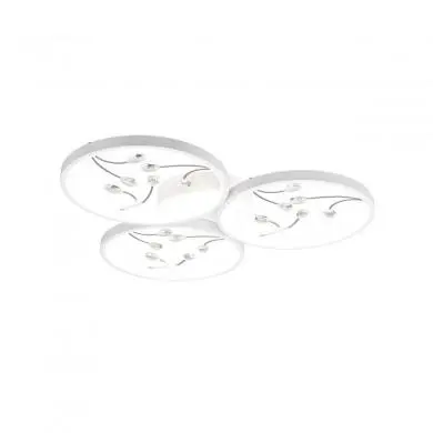 Plafonnier Groovy 1x30W SMD LED Blanc Mat TRIO LIGHTING 642110331