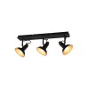 Plafonnier Roxie 3x10W E14 Noir Mat TRIO LIGHTING 811900332