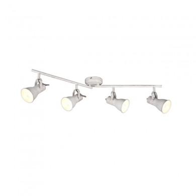 Plafonnier Steam 4x25W E14 Blanc Antique TRIO LIGHTING 813400427