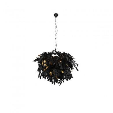 Suspension Leavy 4x28W E14 Noir Mat TRIO LIGHTING R10464032