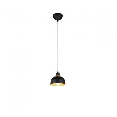 Suspension Punch 1x40W E27 Noir Mat 18cm TRIO LIGHTING R30811032