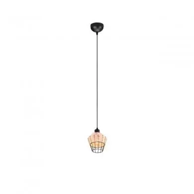 Suspension Borka 1x40W E27 Finition Naturelle 17cm TRI_R31261036 R31261036 Suspension Borka 1x40W E27 Finition Naturelle 17cm TRIO LIGHTING R31261036
