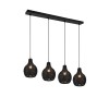 Suspension Sprout 4x30W E14 Noir TRIO LIGHTING R31294002