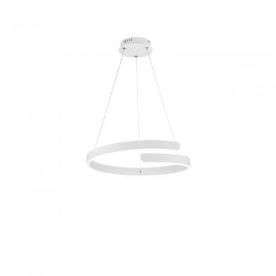 Suspension Parma 1x37W SMD LED Blanc Mat TRI_R37071131 R37071131 Suspension Parma 1x37W SMD LED Blanc Mat TRIO LIGHTING R37071131